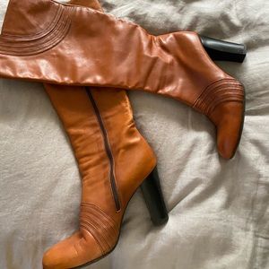 Miss Sixty Caramel Knee boot SZ 40